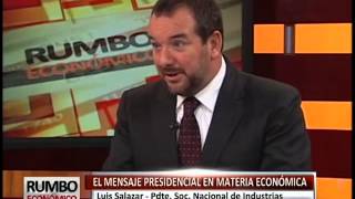 El mensaje presidencial en materia económica - Plan de diversificación productiva