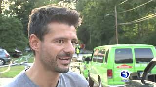 Video: West Hartford homeowners displaced after sewer backup