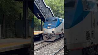 P42DC 93 moving past Cold Spring leading 235, 711 on the rear, 8/22/26