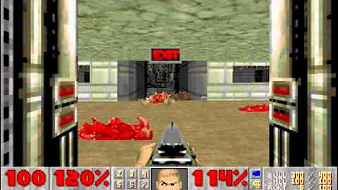 Ultimate Doom (100%) Walkthrough (E1M3: Toxin Refinery)