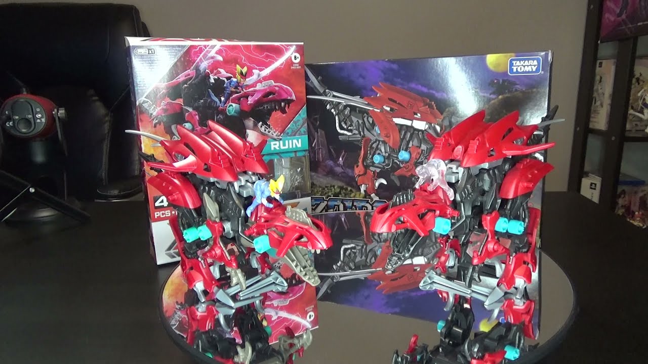 Zoids Wild Hasbro Ruin and Tomy Gilraptor Model Kit Comparison Review -  YouTube