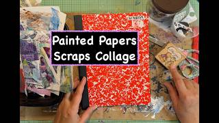 Painted Paper Memories Collage (Gentle Journaling)