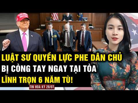 QUẢ BÁO NHÃN TIỀN: Siêu Luật Sư Quyền Lực Phe Dân Chủ Bị Còng Tay Ngay Tại Tòa, Lĩnh Trọn 6 Năm Tù! thumbnail