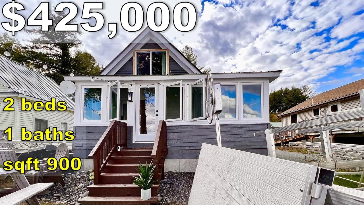 Tour of a Beautiful Schoodic Lake Cottage Homes for sale in Maine YouTube