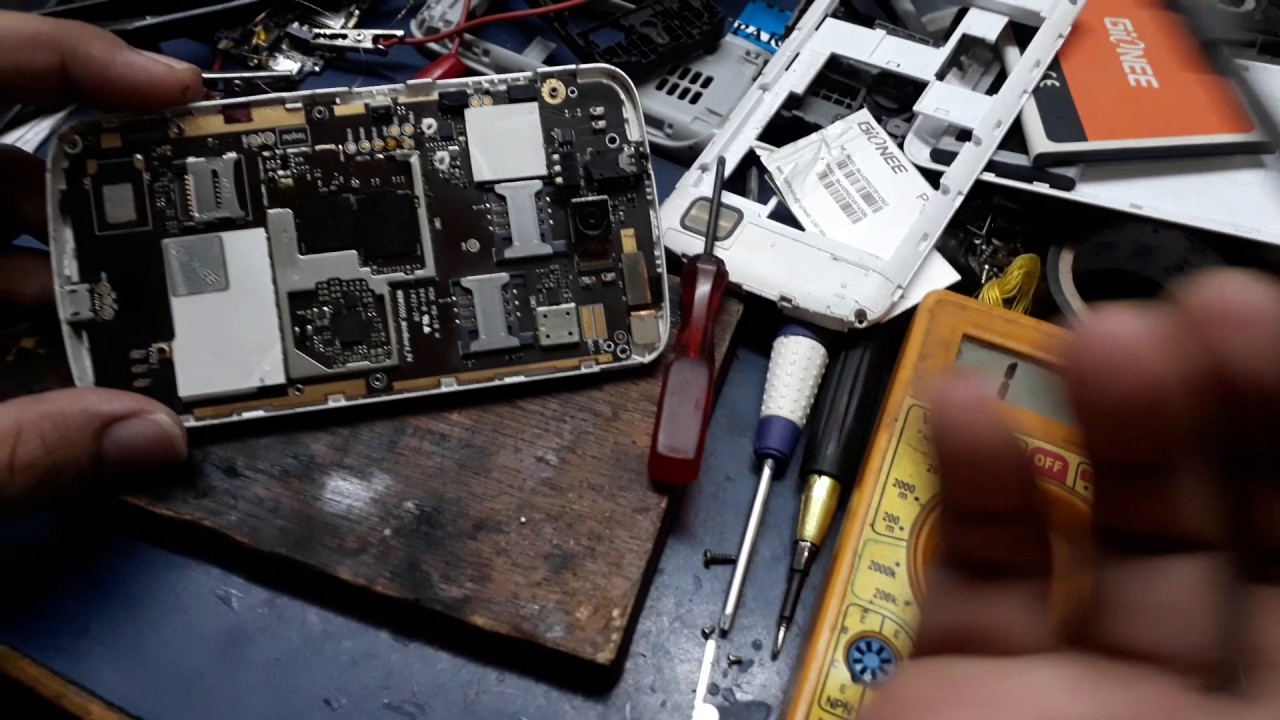 Gionee p3 display light silution