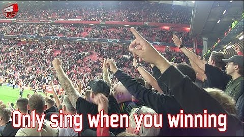 Only sing when you winning (Ajax-fans at Anfield)