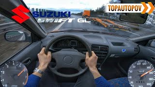 Suzuki Swift 1.0i (39kW) |33| 4K TEST DRIVE POV  ACCELERATION, EXHAUST SOUND & BRAKINGTopAutoPOV