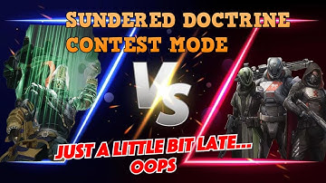 Sundered Doctrine Our FIRST Contest Mode Clear | The Successful Parts