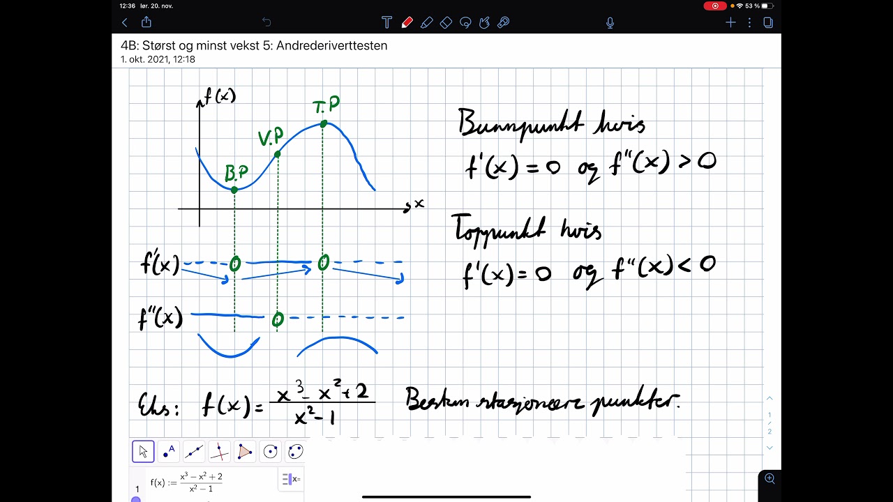 4B Størst og minst vekst 5: Andrederiverttesten