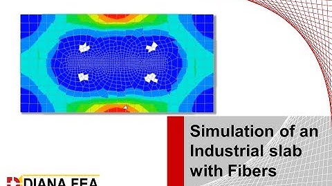 Webinar: Simulation of an Industrial Slab with Fibers in DIANA