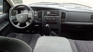 2005 DODGE RAM 2500 4X4 5.9L CUMMINS DIESEL 6SPD MANUAL 36K ORIGINAL MILES 2 OWNER TEST DRIVE