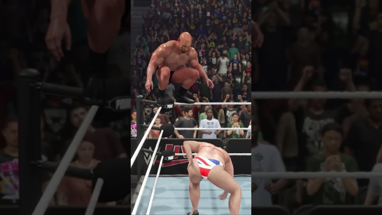 Голдберг против Пайпер Нивен || Видео игрового процесса боя в WWE2k25 