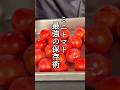 ミニトマトの保存の正解はこれ#shorts #料理 #ミニトマト保存方法 #パパの三ツ星おうちごはん