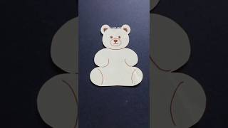Teddy Bear Shape Cutting  #paper #cutting #design #shorts Guide