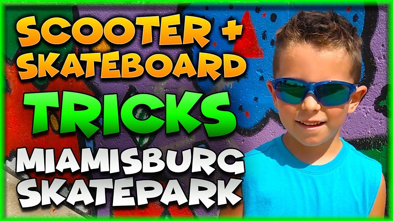 Skateboard Tricks For Beginners (Miamisburg Skatepark) YouTube