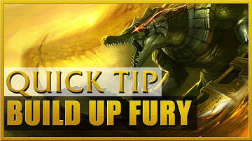 Renekton Quick Tip - How to build up fury fast