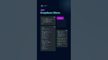 CREATE Amazing Dropdown Menus with HTML and CSS