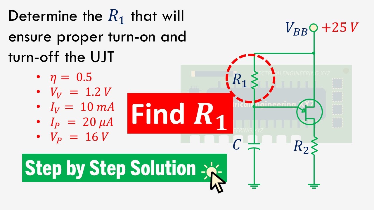 Turn Off Calculation Resistor Calculation for Proper Turn on and Turn off For UJT - YouTube