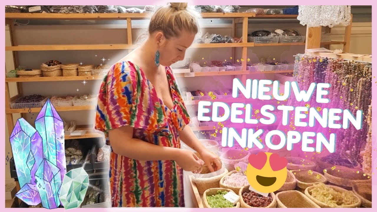 Edelstenen armbanden, trommelstenen en kettinghangers inkopen voor een nieuwe live 💎🌟