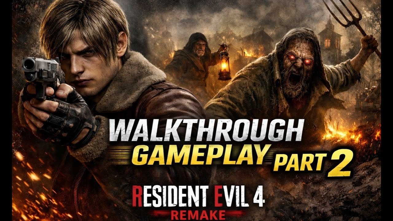 RESIDENT EVIL 4 REMAKE Walkthrough Gameplay Part 2 | Full Game No Commentary