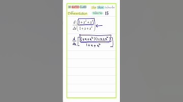 DERIVATIVE SHORTCUT TRICKS//DIFFERENTIATION TRICK