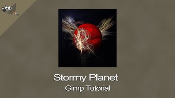 Stormy Planet | GIMP Tutorial