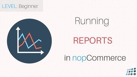 Running reports in nopCommerce