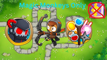 How to beat Monkey Meadow Hard Magic Monkeys Only with Quincy and No MK