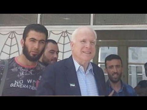 John McCain Makes Secret Syria Trip, Crosses Borders to Speak With Rebels