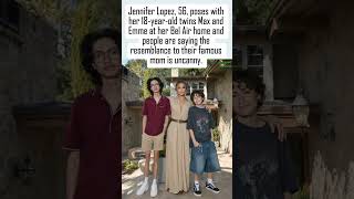 Jennifer Lopez shared a rare moment with her 18-year-old twins#shorts