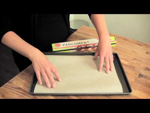 Culinary Parchment Lining A Baking Sheet-11-08-2015