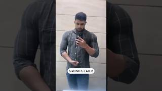 20 kgs weight gain transformation 🔥📈 #bodybuilding #bodytransformation #viral #gym #trendingshorts