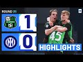 SASSUOLO INTER 1 0  HIGHLIGHTS  Sassuolo shock newly crowned champions  Serie A 202324