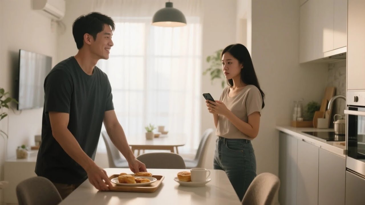 Lần khám thai cuối cùng trước ngày sinh, khi tôi đang cúi đầu đóng tiền thì y tá trưởng bất ngờ đưa