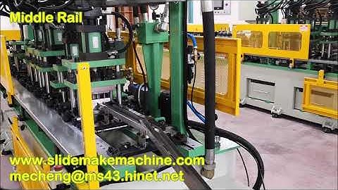 Chin Minn Ball Bearing Drawer Slides Roll Forming Line