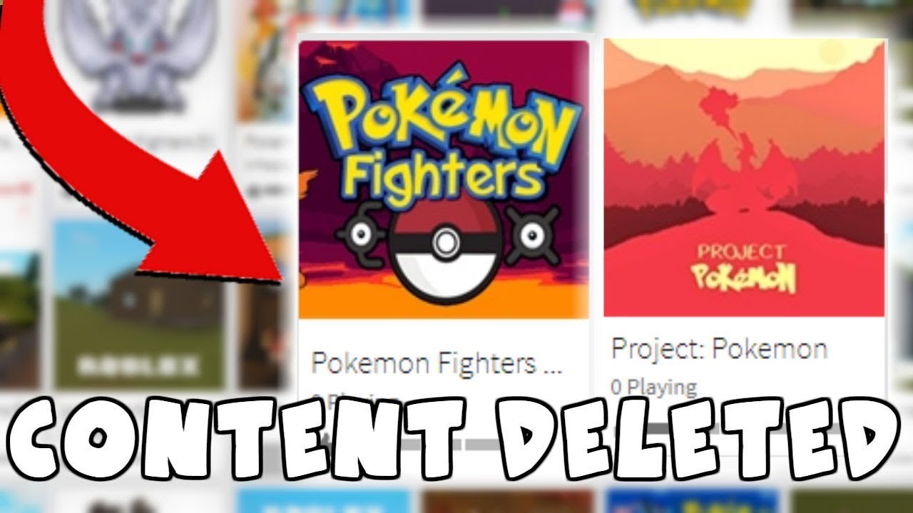 Roblox Banned Project Pokemon And Pokemon Fighters Ex Youtube - rip every roblox pokemon game project pokemon pokemon fighters ex pokemon brick bronze etc