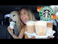 Trying Starbucks NEW Fall Menu Drinks & Treats 2021!