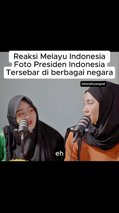 Reaksi Melayu Indonesia Foto Presiden Indonesia di baliho isrewel