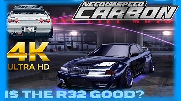 Need for Speed Carbon (4K 60FPS) Skyline R32 Gameplay