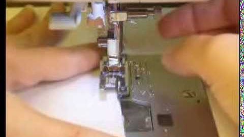 Overcasting Foot Singer Quantum Stylist 9960 Video Part 10