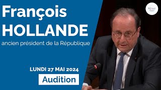 TotalEnergies : audition du Président François Hollande
