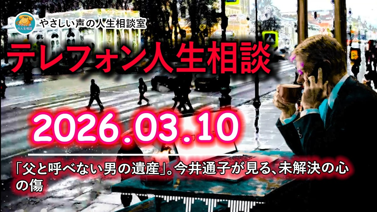 【テレフォン人生相談 🎙️】「父と呼べない男の遺産」。今井通子が見る、未解決の心の傷