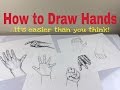 Drawing Hands Tutorial - By Artist, Andrea Kirk | The Art Chik