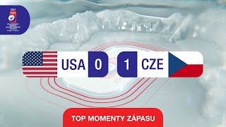 USA vs. ČESKO | 0:1 | IIHF Majstrovstvá sveta 2024 - Highlighty zápasu