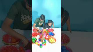 BUCKET 🪣 &amp; BALL 🏀 GAME #viral #videos #shorts #games #vlog
