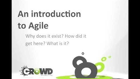 Agile - Intro (part 1)