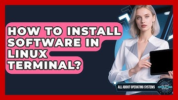 How To Install Software In Linux Terminal? - All About Operating Systems