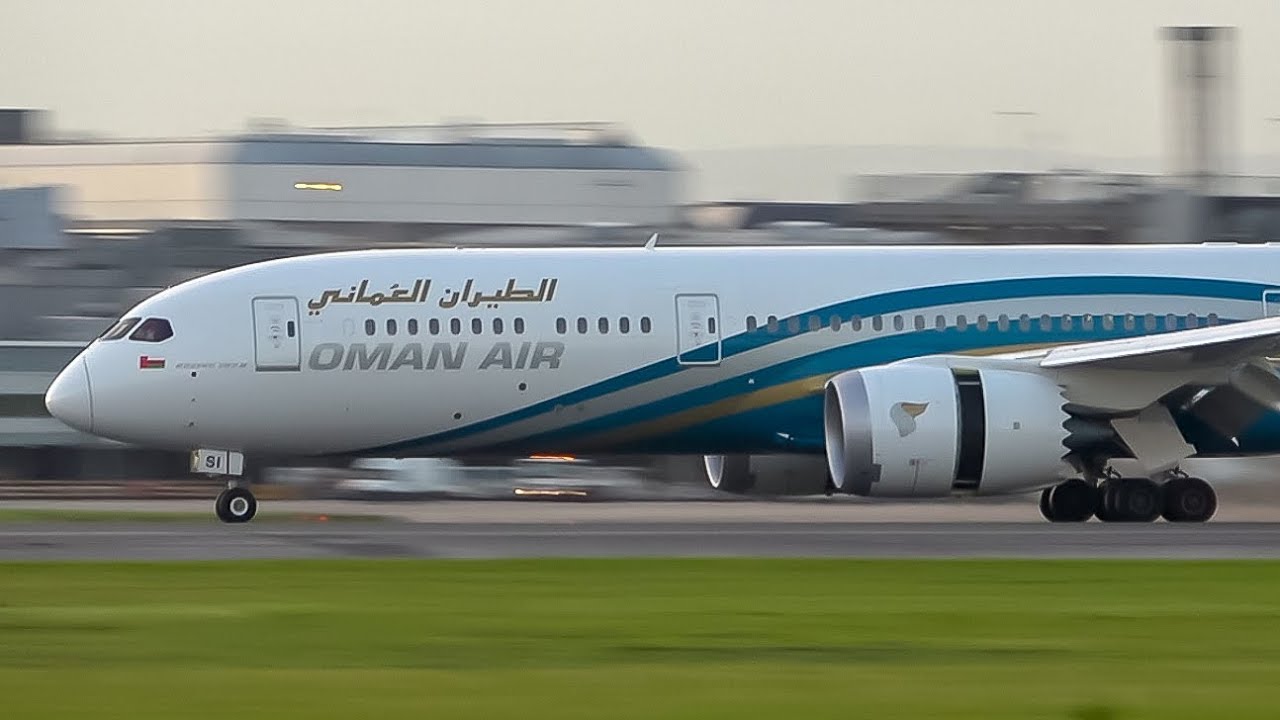 B787 Oman Air & Ethiopian Airlines Arriving at Manchester