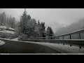 [2017] Italy Cervinia. Road in the mountains and skiing