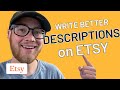 Etsy Product Descriptions | How to Write Etsy Product Descriptions